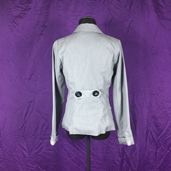 XOXO Gray Medium Blazer - Picture 3 of 4